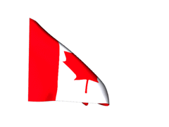 Waving Canadian Flag